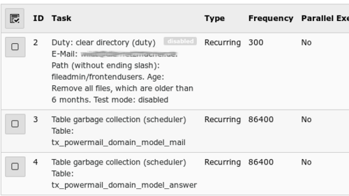 TYPO3 für DSGVO: Regelmäßig Daten und Dateien löschen, die älter als 180 Tage sind 