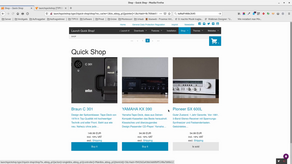 TYPO3 "Launch Quick Shop!" Installations-Video: Frontend 
