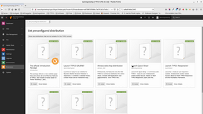 TYPO3 "Launch Quick Shop!" Installations-Video: Distribution 