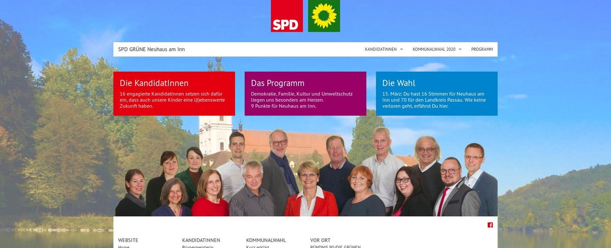 TYPO3 für SPD und GRÜNE: neuhaus.spdgruene.de 