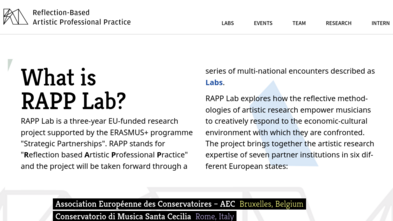 rapplab.eu - Homepage 