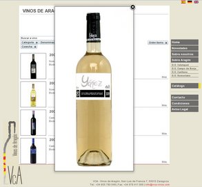 Leckerer Katalog, leckerer Wein: vca-vinos.com 