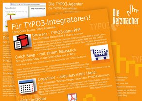 Der neue Flyer: TYPO3 für Integratoren! 