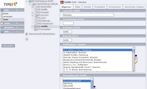 Datenbank im TYPO3-Backend 