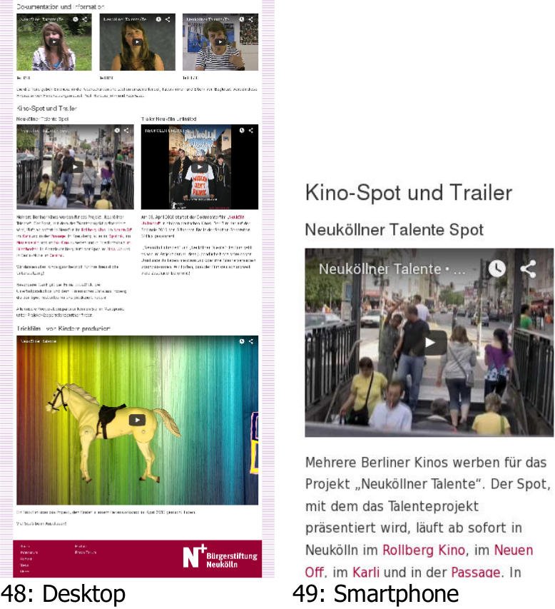 Start TYPO3 Responsive! Responsive fexible Videos 