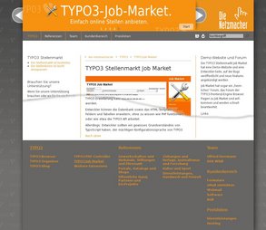 Design-Beispiel für einen Footer 